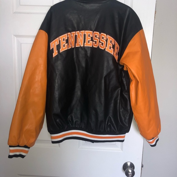 Tennessee Vols Leather Letterman Jacket 